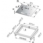V-Zug Cooktop V2000 I604 57厘米 嵌入式四頭電磁爐